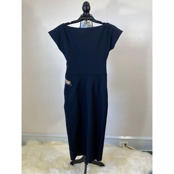 Chiara Boni La Petite Robe Suyai Embellished Cocktail Dress size 6 - Picture 7 of 12